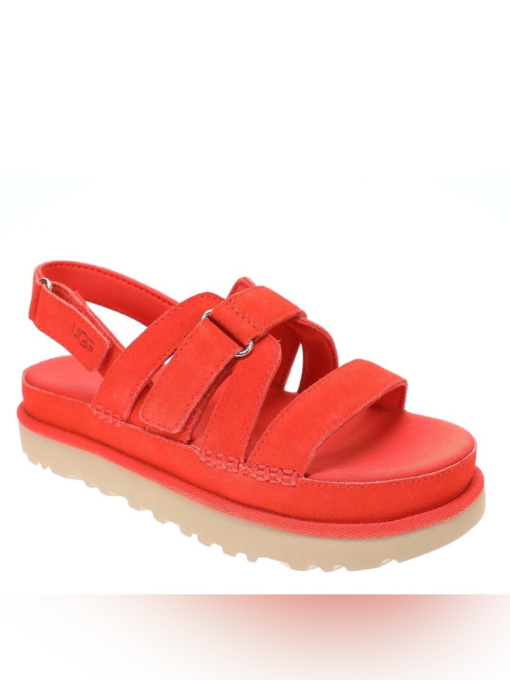 UGG Goldenstar Gleam Sandals Red Pepper Women’s Size 6.5 NWOB $263